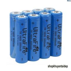 Pin Sạc 18650 5000mAh 3.7V - Dung Lượng Cao cho Quạt USB, Đèn Pin, Laptop, Thiết Bị Điện Tử và Đồ Chơi