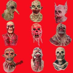 Mặt Nạ Hóa Trang Halloween Cao Su Khuôn Mặt Đáng Sợ - Đặc Biệt Chất Lượng Cao, Phụ Kiện Thời Trang Ma Quái