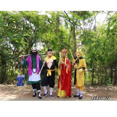 Bộ Trang Phục Tây Du Ký - Set Hóa Trang 4 Thầy Trò Đường Tăng, Tôn Ngộ Không, Sa Tăng, Chư Bát Giới - Quà Tặng Fan Hâm Mộ