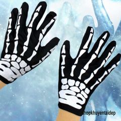Găng Tay Xương Ma Kinh Dị - Găng Tay Thần Chết Cho Lễ Hội Hoá Trang Halloween - Phụ Kiện Độc Đáo Cho Fan Kinh Dị