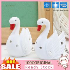 Móc Khóa Thiên Nga Đèn Led Phát Sáng + Nhạc - Móc Khóa Dễ Thương Độc Đáo, Quà Tặng Thú Vị Cho Fan Mềm Yêu Thích