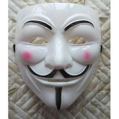 Mặt Nạ Hacker Hóa Trang Màu Trắng Đẹp - Phụ Kiện Thời Trang Chất Lượng Cao Cho Tất Cả Lứa Tuổi