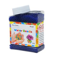 Set Hộp 50.000 Hạt Nở Ngâm Nước Nhiều Màu - Hạt Tinh Thể Trang Trí Tiểu Cảnh An Toàn Cho Trẻ Em, Nguyên Liệu Làm Slime