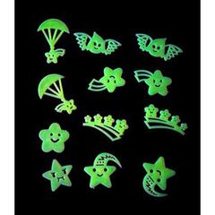 Hình Dán Dạ Quang 3D - Bộ Sticker Dán Tường Sáng Rực Đêm Trang Trí Nhà Cửa Độc Đáo, Bền Bỉ, Nhiều Mẫu Chọn Lựa