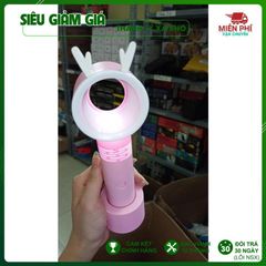 Quạt Mini Cẩm Tay Không Cánh An Toàn - Quạt Sạc USB Du Lịch Thời Trang với Đèn LED - Quà Tặng Tiện Ích cho Mọi Người