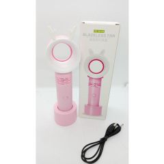 Quạt Mini Cẩm Tay Không Cánh An Toàn - Quạt Sạc USB Du Lịch Thời Trang với Đèn LED - Quà Tặng Tiện Ích cho Mọi Người