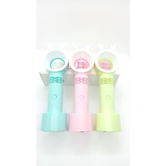 Quạt Mini Cẩm Tay Không Cánh An Toàn - Quạt Sạc USB Du Lịch Thời Trang với Đèn LED - Quà Tặng Tiện Ích cho Mọi Người