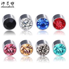 Khuyên Tai Nam Châm Geometric Unisex - Thép Không Gỉ Cao Cấp, Nhiều Màu Sắc Đẹp, Trang Sức Thời Trang Phong Cách Đơn Giản