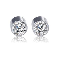 Khuyên Tai Nam Châm Geometric Unisex - Thép Không Gỉ Cao Cấp, Nhiều Màu Sắc Đẹp, Trang Sức Thời Trang Phong Cách Đơn Giản