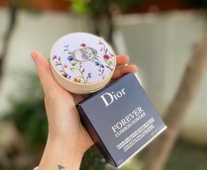 Phấn Nước Dior Forever Cushion Powder 001 Millefiori 10g - Phấn Trang Điểm Chăm Sóc Da, Lớp Nền Mượt Mà, Tự Nhiên và Lâu Trôi