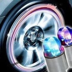 Đèn LED Gắn Van Bánh Xe Hơi và Xe Đạp - Đèn Phát Sáng Độc Đáo Tăng Cường An Toàn Giao Thông, Thiết Kế Màu Sắc Sống Động