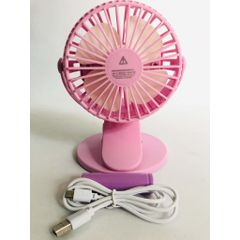 Quạt Tích Điện Kẹp Đa Năng 360 Độ cho Bàn Học, Nôi Bé và Xe Hơi - 3 Tốc Độ Gió, Thời Gian Sử Dụng 60h