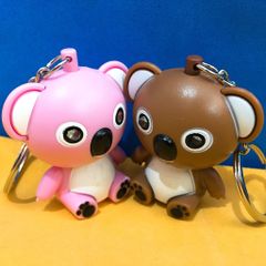 Móc Khóa Gấu Koala Phát Sáng Đèn LED Có Âm Thanh - Phụ Kiện Độc Đáo 3 Trong 1, Đèn Pin và Giải Trí Cho Người Yêu Thú Cưng