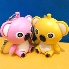 Móc Khóa Gấu Koala Phát Sáng Đèn LED Có Âm Thanh - Phụ Kiện Độc Đáo 3 Trong 1, Đèn Pin và Giải Trí Cho Người Yêu Thú Cưng