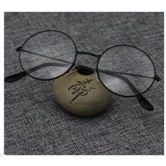 Kính Mát Tròn Nobita Nhái - Gọng Sắt Cứng Cáp, Tròng 0 Độ, Thời Trang Cá Tính Cho Nam Nữ