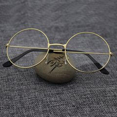 Kính Mát Tròn Nobita Nhái - Gọng Sắt Cứng Cáp, Tròng 0 Độ, Thời Trang Cá Tính Cho Nam Nữ