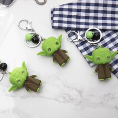 Móc Khóa Star Wars Người Tai Xanh Phát Sáng LED Có Âm Thanh - Phụ Kiện Thời Trang Độc Đáo Cho Fan Sci-Fi