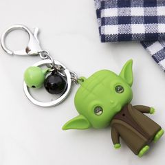 Móc Khóa Star Wars Người Tai Xanh Phát Sáng LED Có Âm Thanh - Phụ Kiện Thời Trang Độc Đáo Cho Fan Sci-Fi