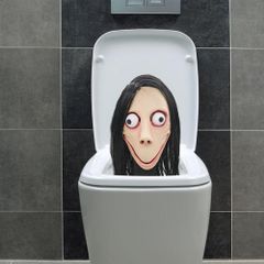 Mặt nạ quái vật Momo Halloween độc đáo - Mặt nạ cao su hề ma quái IT và Valak, trang trí lễ hội, quà tặng thú vị