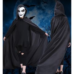 Trang phục Hóa Trang Thần Chết Cao Cấp Halloween - Bộ Quần Áo Ma Phong Cách Châu Âu Dành Cho Nam Nữ Kèm Mặt Nạ và Găng Tay