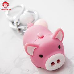 Móc Khóa Hình Con Heo Phát Sáng Đèn LED Có Nhạc - Móc Khóa Dễ Thương 3 Trong 1 Đèn Pin và Giải Trí Cho Fan Thú Cưng