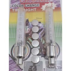Bộ 2 Đèn LED 5 Bóng Gắn Van Bánh Xe Đạp/Xe Máy/Ô Tô - Trang Trí Bánh Xe Vừa Mắt, Dễ Dàng Lắp Đặt, Tặng Kèm 6 Pin AG10