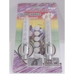 Bộ 2 Đèn LED 5 Bóng Gắn Van Bánh Xe Đạp/Xe Máy/Ô Tô - Trang Trí Bánh Xe Vừa Mắt, Dễ Dàng Lắp Đặt, Tặng Kèm 6 Pin AG10