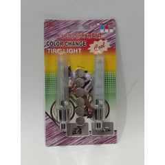 Bộ 2 Đèn LED 5 Bóng Gắn Van Bánh Xe Đạp/Xe Máy/Ô Tô - Trang Trí Bánh Xe Vừa Mắt, Dễ Dàng Lắp Đặt, Tặng Kèm 6 Pin AG10