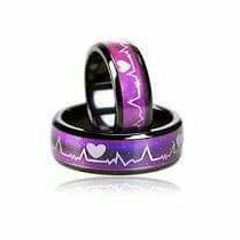 Nhẫn Đổi Màu Theo Cảm Xúc Nhịp Tim - Moodring Thay Đổi Màu Sắc Tâm Trạng - Trang Sức Độc Đáo Hợp Kim Quà Tặng Ý Nghĩa