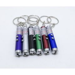 Móc Khóa Đèn Pin Laze Đa Năng - Bộ Phụ Kiện Tiện Ích Có Đèn LED, Laser Dễ Dàng Mang Theo, Phù Hợp Cho Thuyết Trình và Sử Dụng Hằng Ngày