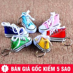 Móc Khóa Hình Giày Bata Độc Đáo - Phụ Kiện Thời Trang Mini Cá Tính, Quà Tặng Ý Nghĩa - 10 Màu Sắc Khác Nhau