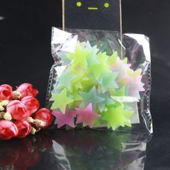 [GÓI 100 CÁI] Ngôi Sao Dạ Quang Phát Sáng - Sticker Dán Tường Trang Trí Phòng Ngủ - Chất Liệu Nhựa An Toàn, Sáng Đêm