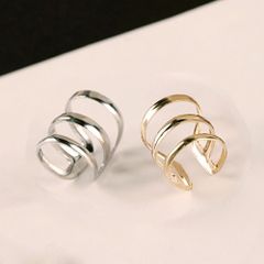 Khuyên Kẹp Vành Tai Kim Loại Hợp Kim Thời Trang Nữ - Trang Sức Không Xuyên, Thiết Kế Thanh Lịch Cho Dịp Tiệc và Hằng Ngày