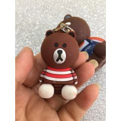 Móc Khóa Gấu Brown Dễ Thương - Móc Khóa Thỏ Cony Độc Đáo, Phụ Kiện Thời Trang Ngộ Nghĩnh