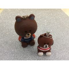 Móc Khóa Gấu Brown Dễ Thương - Móc Khóa Thỏ Cony Độc Đáo, Phụ Kiện Thời Trang Ngộ Nghĩnh