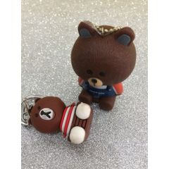 Móc Khóa Gấu Brown Dễ Thương - Móc Khóa Thỏ Cony Độc Đáo, Phụ Kiện Thời Trang Ngộ Nghĩnh