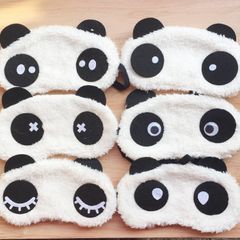 Bịt Mắt Ngủ Gấu Trúc Panda Dễ Thương - Phụ Kiện Chống Lạnh Mùa Đông, Dây Thun Co Dãn Tiện Lợi, Gợi Ý Quà Tặng Thú Vị