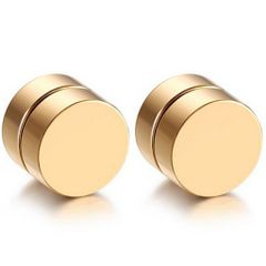 Khuyên Tai Nam Châm Thép Không Gỉ 8mm Dày - Trang Sức Thời Trang Cho Nam - Phong Cách Hipster, Dễ Dàng Đeo
