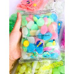 Set 100 Viên Đá Dạ Quang Nhiều Màu Sắc Trang Trí Bể Cá - Đá Phát Sáng 2-3cm, Độc Đáo, Tạo Điểm Nhấn Cho Khu Vườn