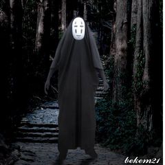 Bộ Đồ Hóa Trang Kaonashi Ma Vô Diện từ Spirited Away - Set Cosplay Cho Trẻ Em và Người Lớn, Đầy Đủ Kích Cỡ 115 đến XL