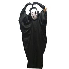 Bộ Đồ Hóa Trang Kaonashi Ma Vô Diện từ Spirited Away - Set Cosplay Cho Trẻ Em và Người Lớn, Đầy Đủ Kích Cỡ 115 đến XL