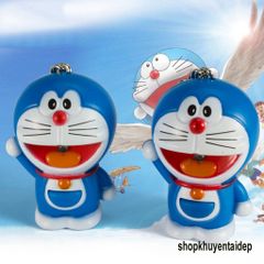 Móc Khóa Doremon Phát Sáng LED Có Âm Thanh - Móc Khóa Đèn Pin 3 Trong 1 Độc Đáo Và Dễ Thương
