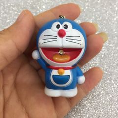 Móc Khóa Doremon Phát Sáng LED Có Âm Thanh - Móc Khóa Đèn Pin 3 Trong 1 Độc Đáo Và Dễ Thương