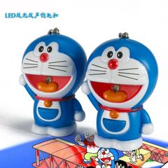 Móc Khóa Doremon Phát Sáng LED Có Âm Thanh - Móc Khóa Đèn Pin 3 Trong 1 Độc Đáo Và Dễ Thương