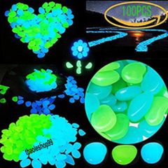 Set 50 Đá Dạ Quang Nhiều Màu Phát Sáng Cho Bể Cá Cảnh - Trang Trí Độc Đáo, Đèn Ngủ Phát Sáng Trong Đêm