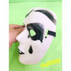 Mặt Nạ Jabbawockeez Họa Tiết Trắng Đen - Mặt Nạ Vẽ Giọt Nước Độc Đáo Cho Halloween và Hóa Trang