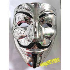 Mặt Nạ Hacker Vàng Bạc Cao Cấp - Phụ Kiện Thời Trang Độc Đáo và Sang Trọng - Giao Hàng Miễn Phí Từ 20K