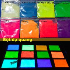Bột Dạ Quang Phát Sáng Trong Đêm - Gói 10g/20g/30g/40g/50g, Chất Liệu An Toàn, Trang Trí Độc Đáo Cho Nghệ Thuật và Sáng Tạo