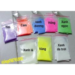Bột Dạ Quang Phát Sáng Trong Đêm - Gói 10g/20g/30g/40g/50g, Chất Liệu An Toàn, Trang Trí Độc Đáo Cho Nghệ Thuật và Sáng Tạo