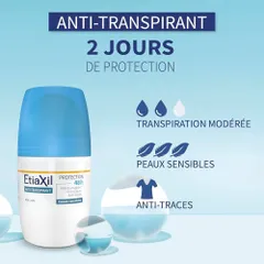 Lăn Khử Mùi Etiaxil 48H Roll-on 50ml - Khô Thoáng, Ngăn Mùi Cơ Thể, Dễ Dàng Sử Dụng, Xuất Xứ Pháp